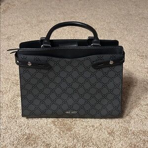 Nine West Black and Gray Purse